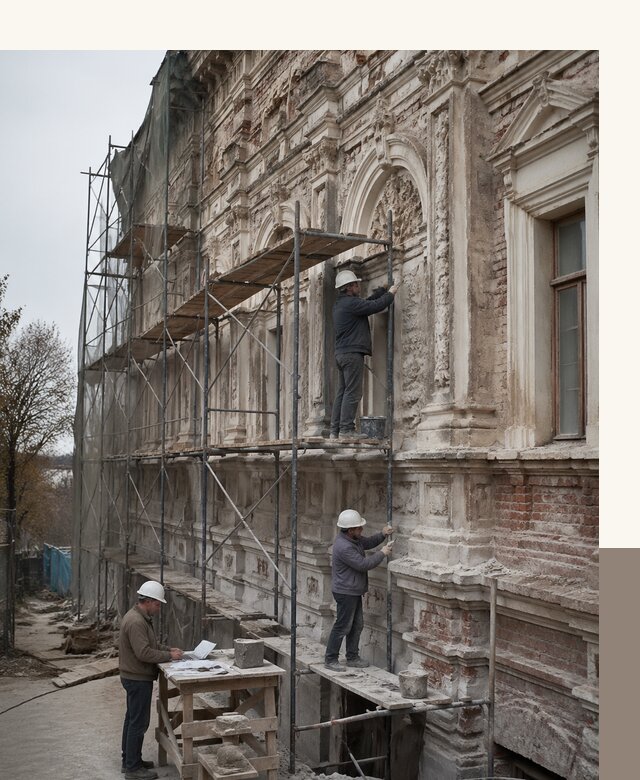 Реставрация объектов культурного наследия под ключ в Туймазы